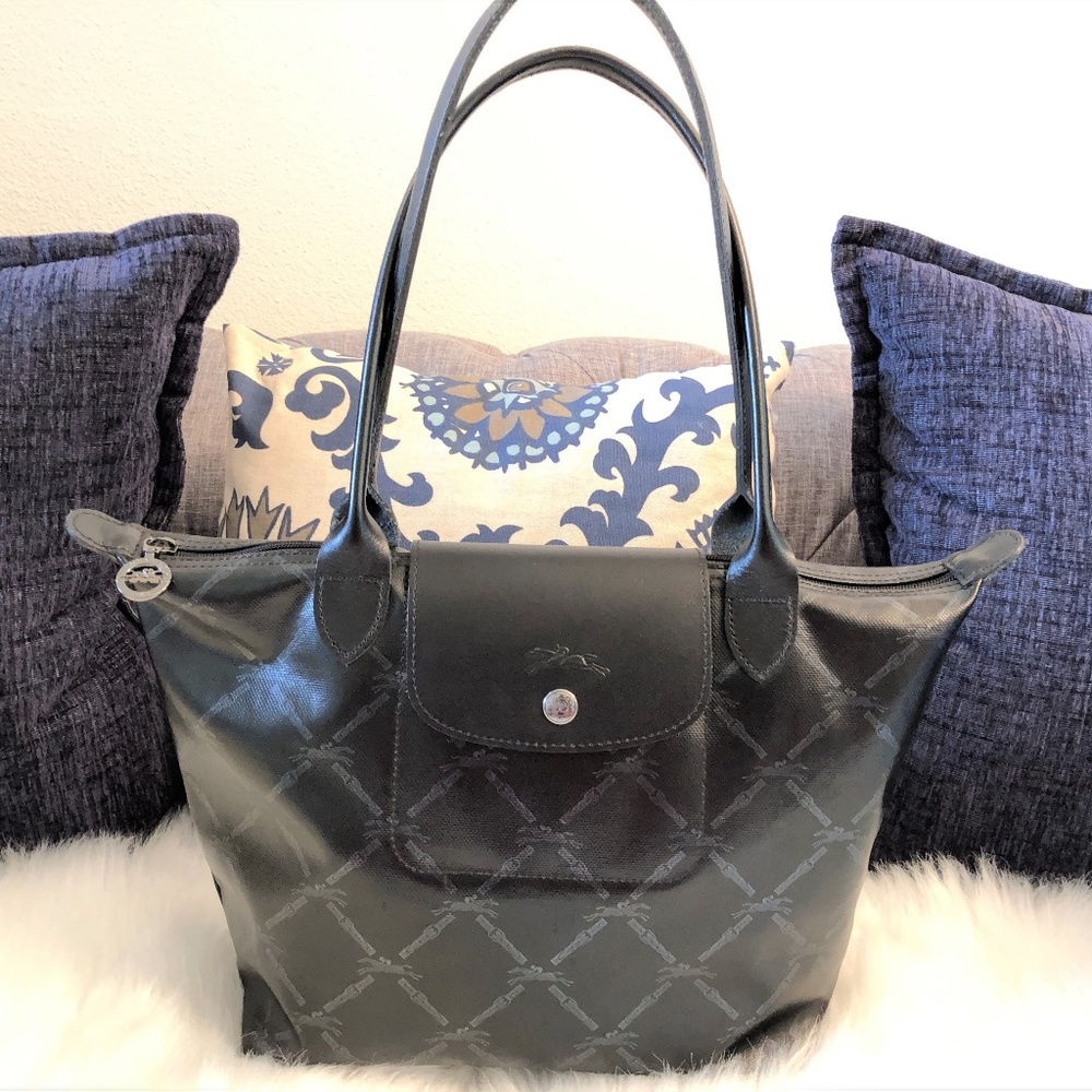 Longchamp Le Pliage Small Coated Canvas Tote